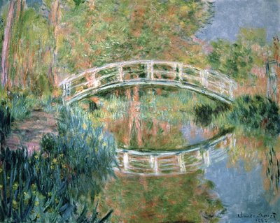 Die japanische Brücke, Giverny, 1892 von Claude Monet